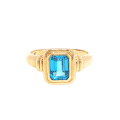 9ct Yellow Gold Solitaire Ring