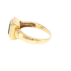9ct Yellow Gold Solitaire Ring