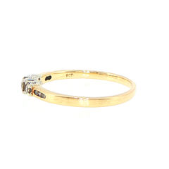9ct Yellow Gold Multi-Stone Diamond Ring