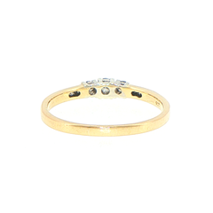 9ct Yellow Gold Multi-Stone Diamond Ring