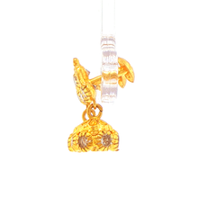 22ct Yellow Gold Jhumka-Style Drop Earrings