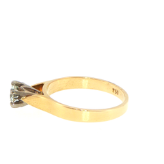 18ct Yellow Gold Round Diamond Solitaire Ring - Valued at $8,675!