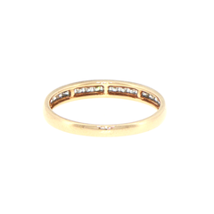 9ct Yellow Gold Channel-Set Lab Grown Diamond Eternity Band