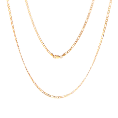 9ct Yellow Gold Figaro 3:1 Link Chain Necklace