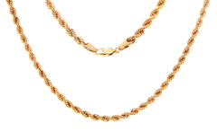 9ct Yellow Gold Rope Chain Necklace