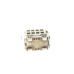 Pandora Silver Enamel Union Jack Flag British Bus Charm