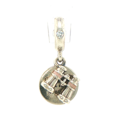 Pandora Silver Binoculars Dangle Charm Pendant
