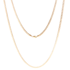 9ct Yellow Gold Curb Link Chain Necklace