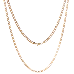 9ct Yellow Gold Curb Link Chain Necklace