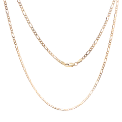 9ct Yellow Gold Classic Figaro 3:1 Chain Necklace