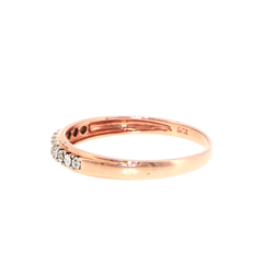 9ct Rose Gold Diamond Eternity Ring