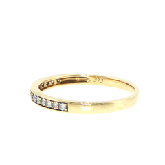 9ct Yellow Gold Diamond Eternity Ring