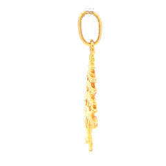 18ct Yellow Gold Cedar Tree Pendant