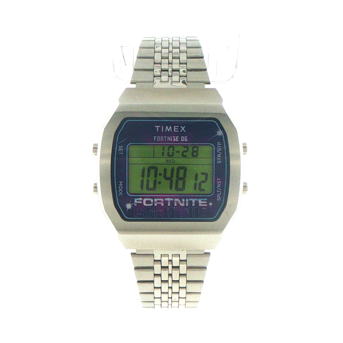 Timex Men's x Fortnite Limited Edition T80 Silver Stainless Steel 36mm Watch