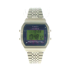Timex Men's x Fortnite Limited Edition T80 Silver Stainless Steel 36mm Watch