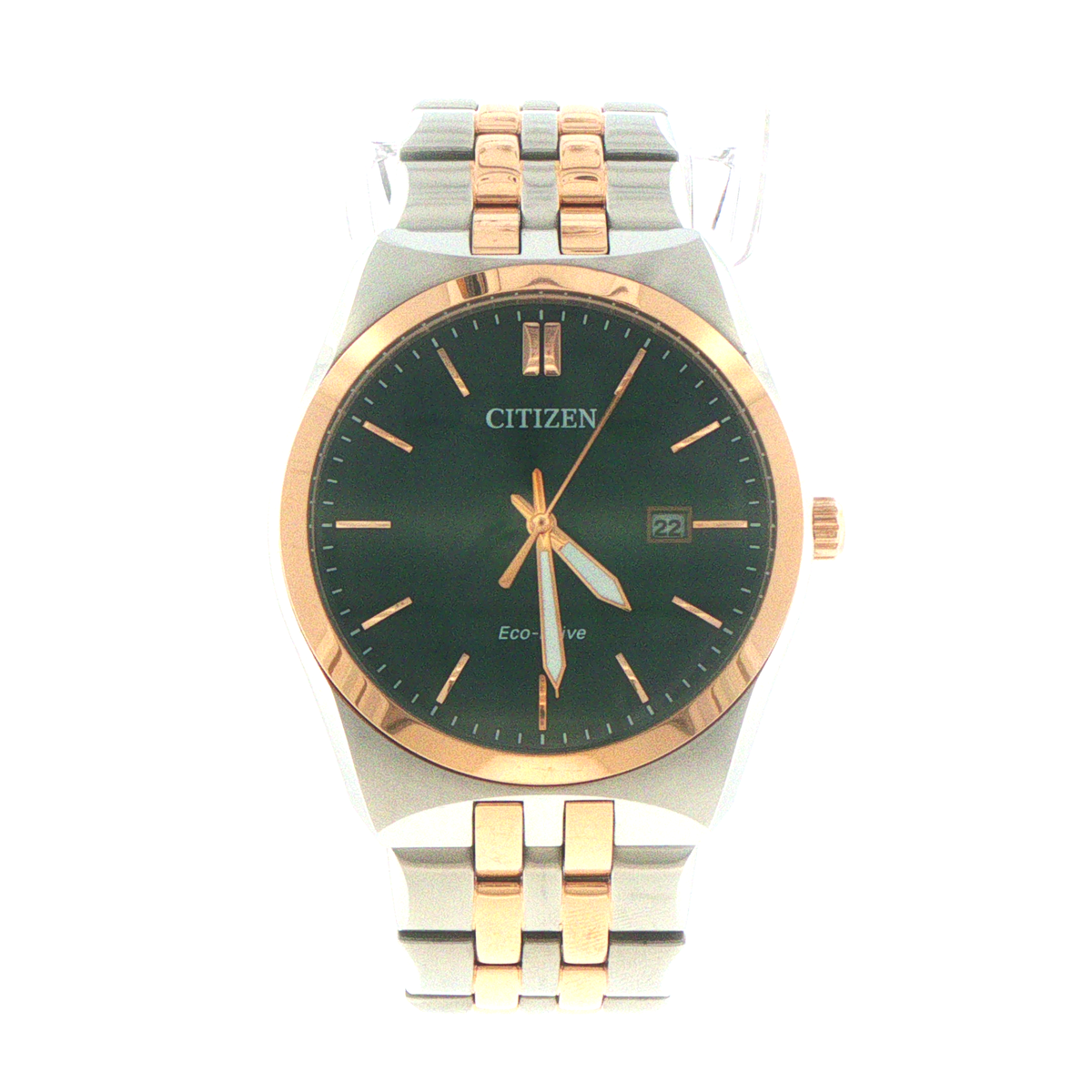 Citizen Eco-Drive Green Dial Two-Tone 40mm Men's Watch