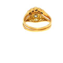 18ct Yellow Gold Diamond Stackable Ring Set