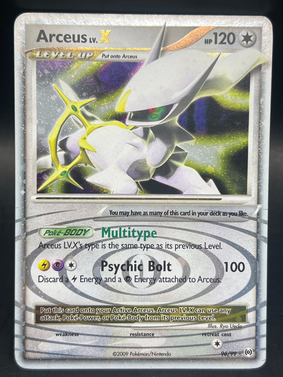Pokémon - Arceus Lv.X 96/99 Platinum Arceus