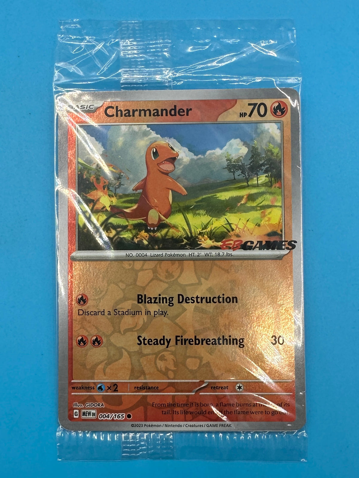 Charmander Reverse Holo - EB Games (Sealed)