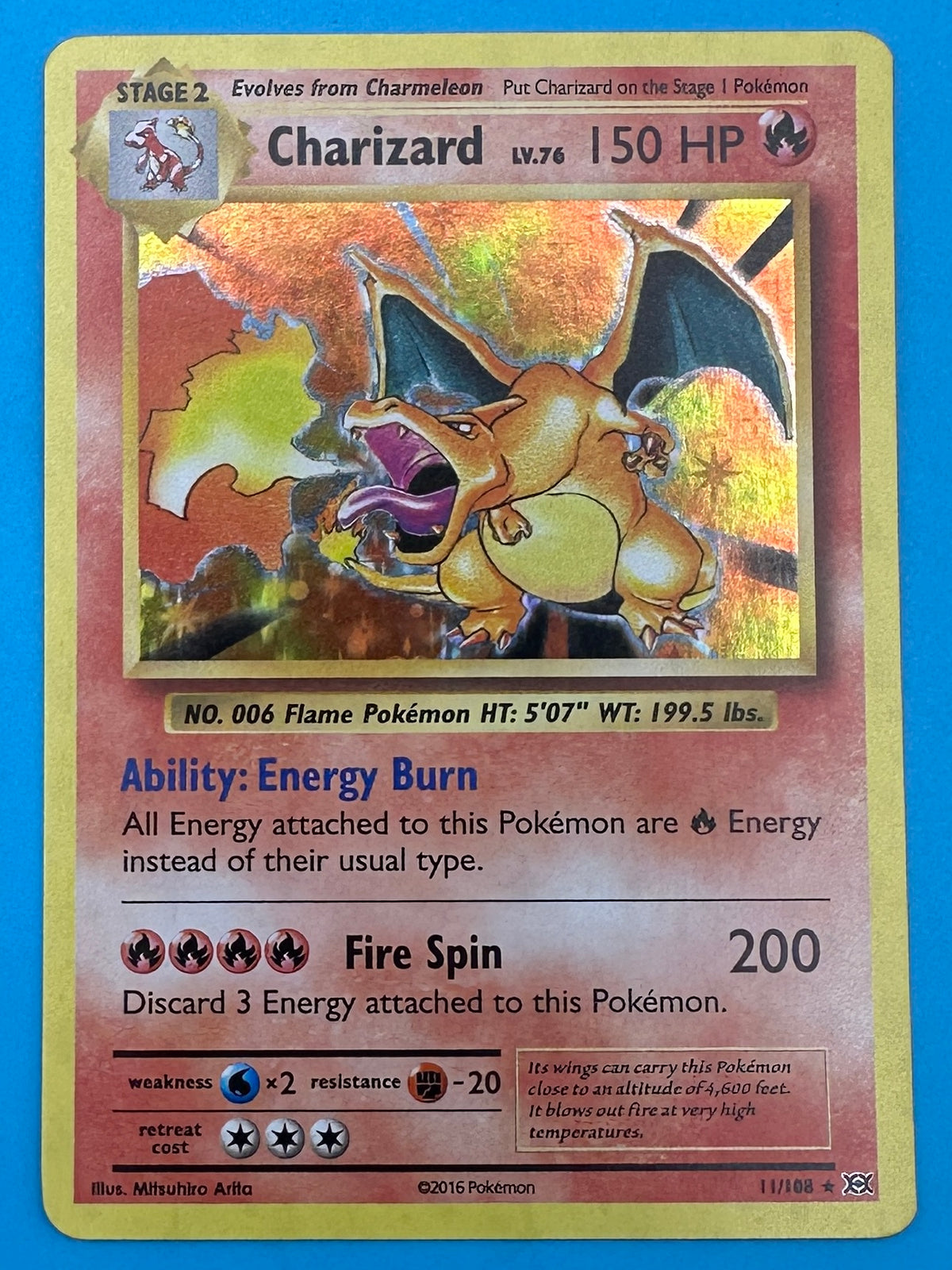 Charizard Holo - XY Evolutions
