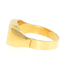 18ct Classic Yellow Gold Black Onyx Signet Ring - Mega Cash Sydney