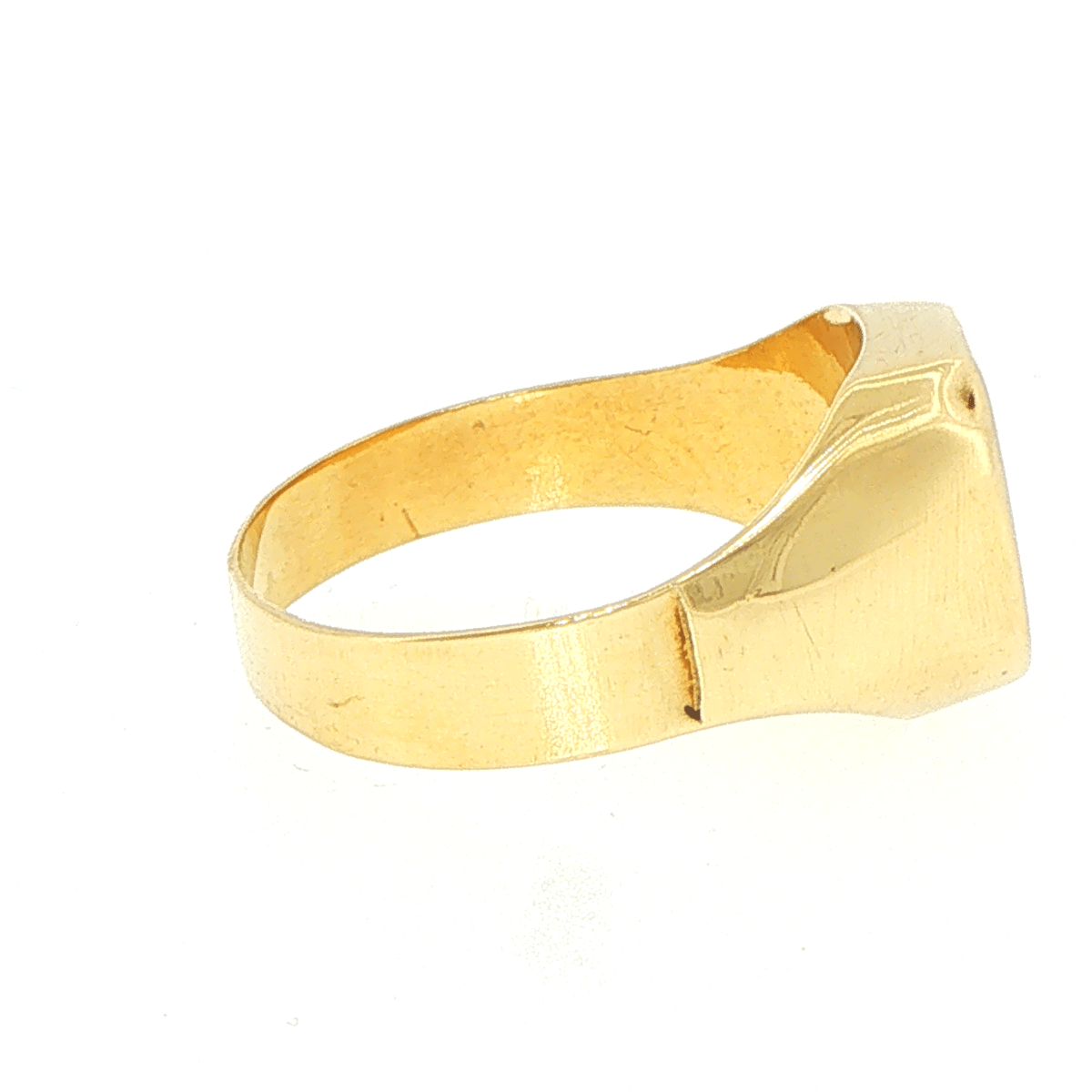 18ct Classic Yellow Gold Black Onyx Signet Ring - Mega Cash Sydney