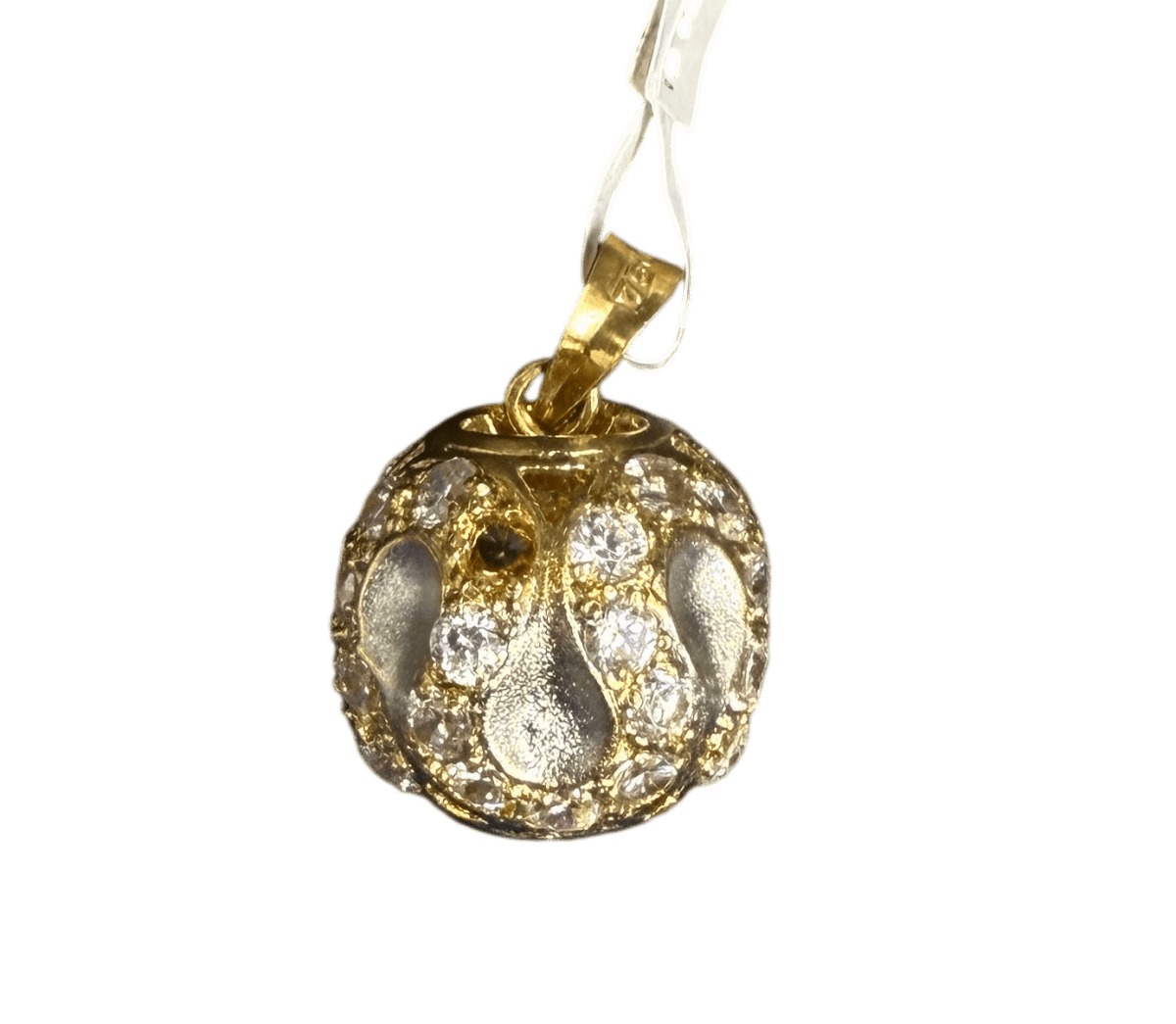 18ct Cubic Ball Pendant 4.2gms - Mega Cash Sydney