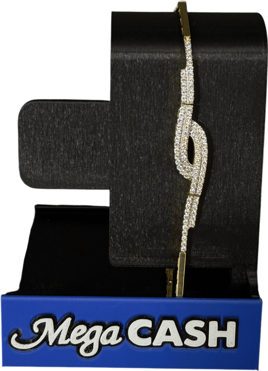 18ct Cubic Bracelet 9.2gms - Mega Cash Sydney