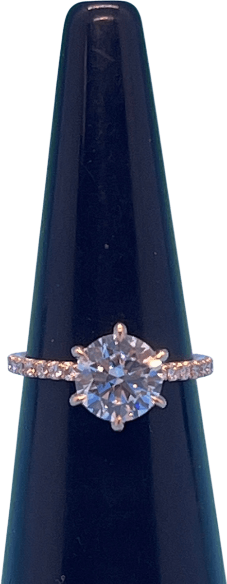 18ct Rose Gold 2.02ct Lab Grown Diamond Ring - Mega Cash Sydney