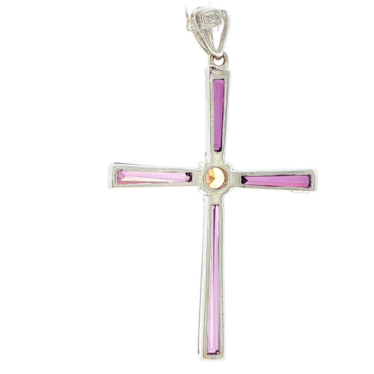 18ct White Gold Cross Pendant - Mega Cash Sydney