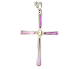 18ct White Gold Cross Pendant - Mega Cash Sydney