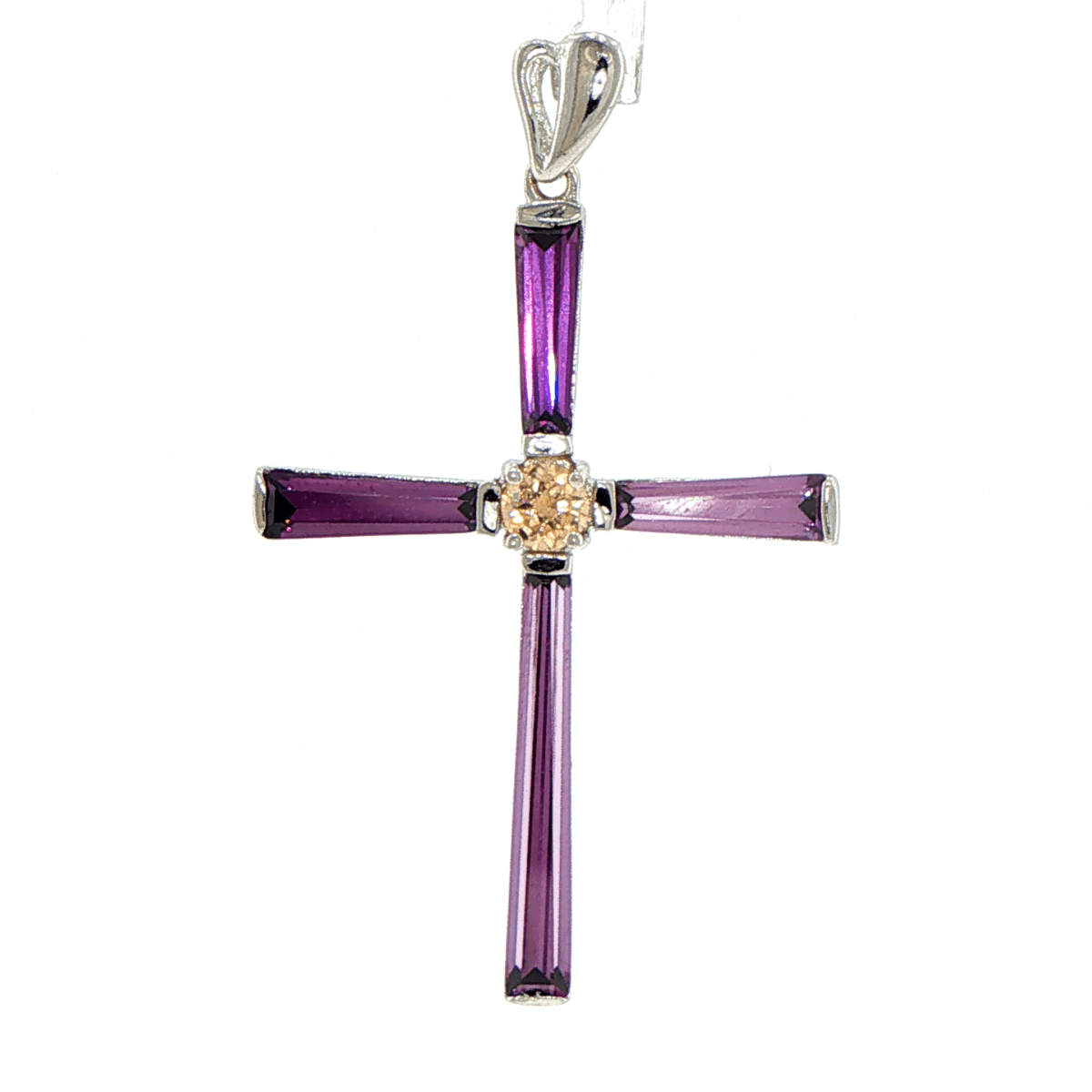 18ct White Gold Cross Pendant - Mega Cash Sydney