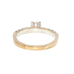 18ct White Gold Diamond Accented Band Engagement Ring with Valuation - Mega Cash Sydney