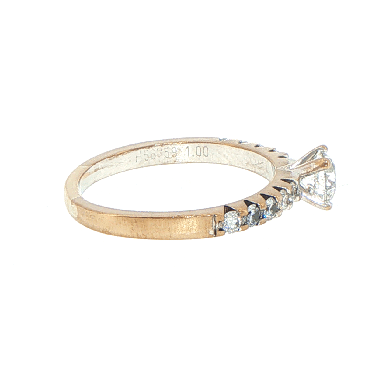 18ct White Gold Diamond Accented Band Engagement Ring with Valuation - Mega Cash Sydney
