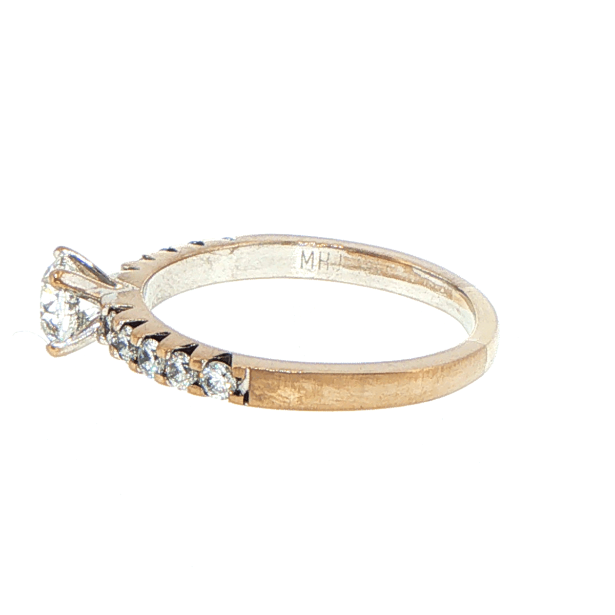 18ct White Gold Diamond Accented Band Engagement Ring with Valuation - Mega Cash Sydney