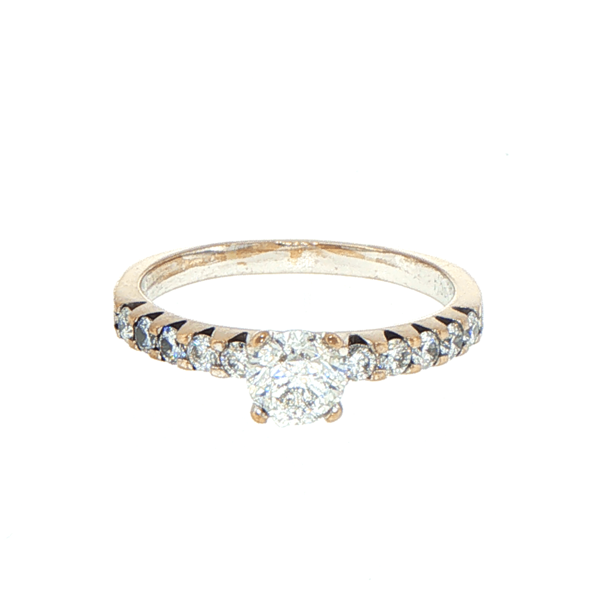 18ct White Gold Diamond Accented Band Engagement Ring with Valuation - Mega Cash Sydney