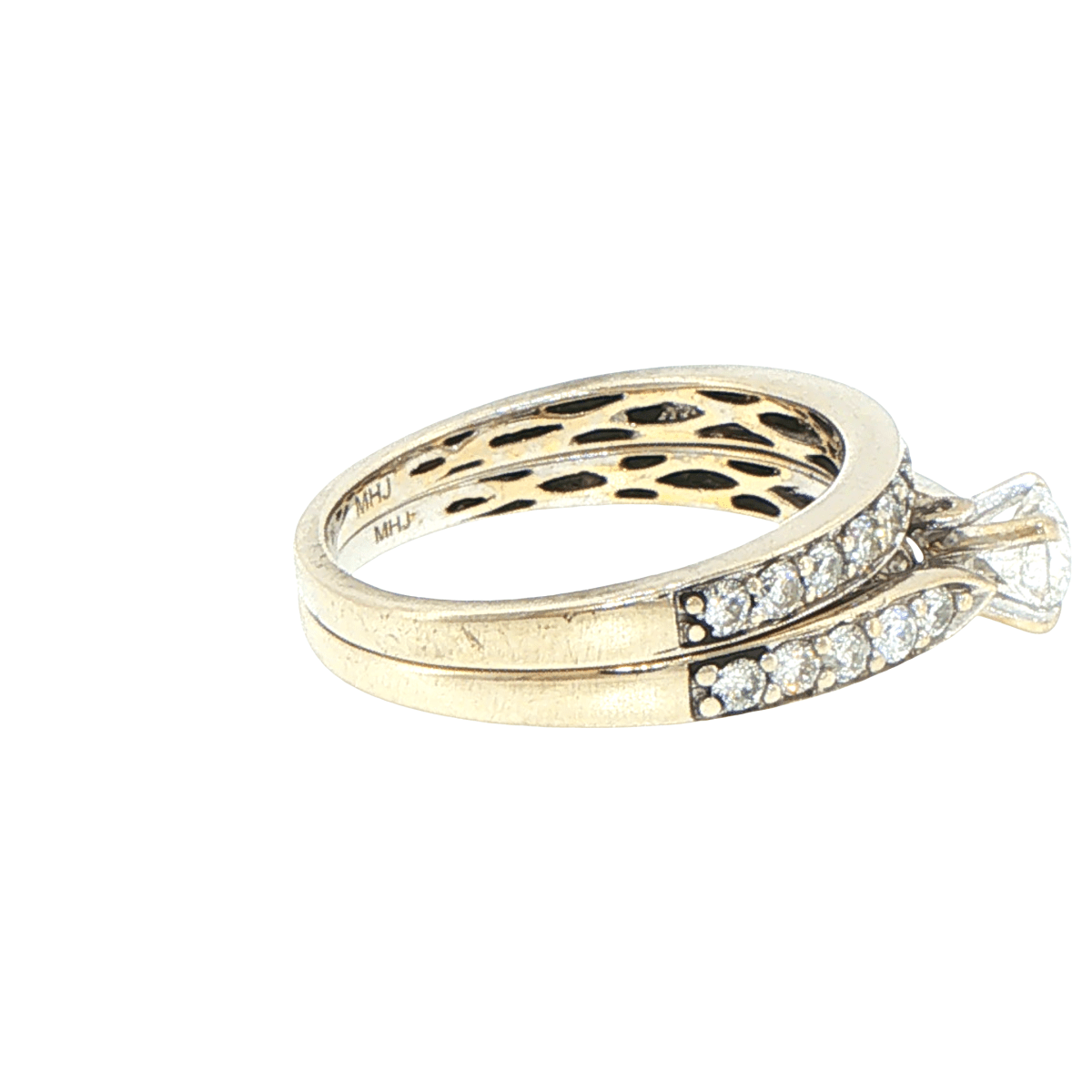 18ct White Gold Diamond Bridal Ring Set - Mega Cash Sydney
