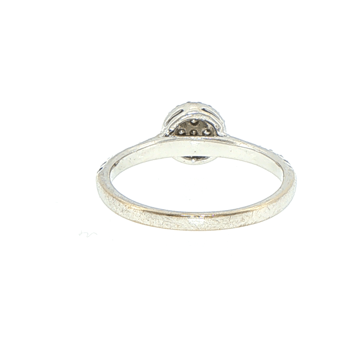 18ct White Gold Diamond Cluster Engagement Ring - Mega Cash Sydney