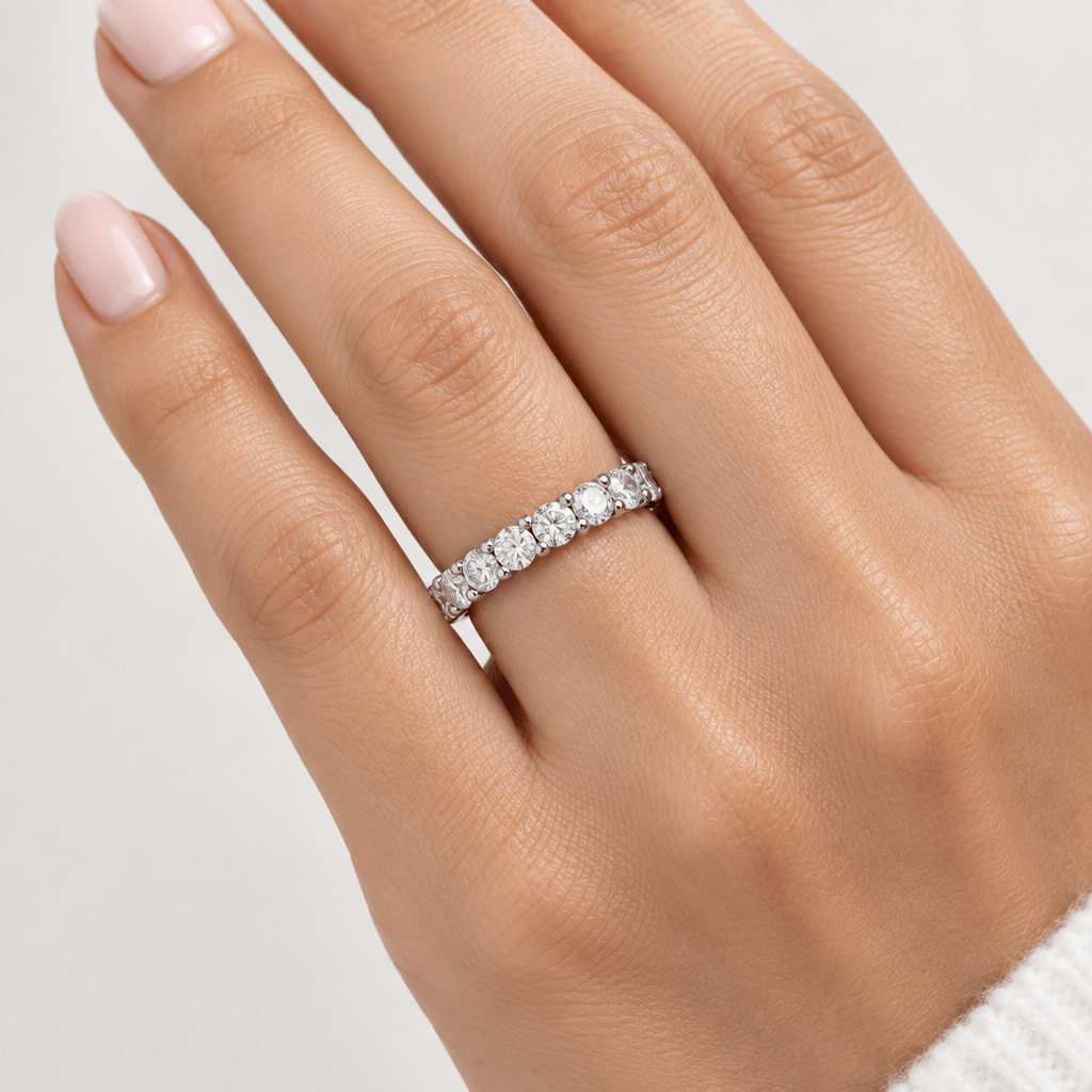 18ct White Gold Diamond Eternity Ring with Valuation - Mega Cash Sydney