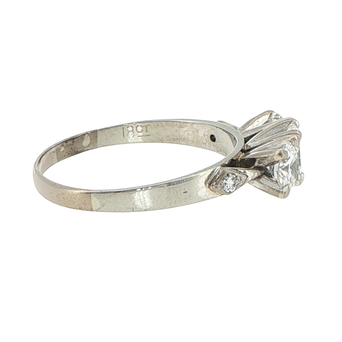 18ct White Gold Diamond Multistone Ring with Valuation - Mega Cash Sydney