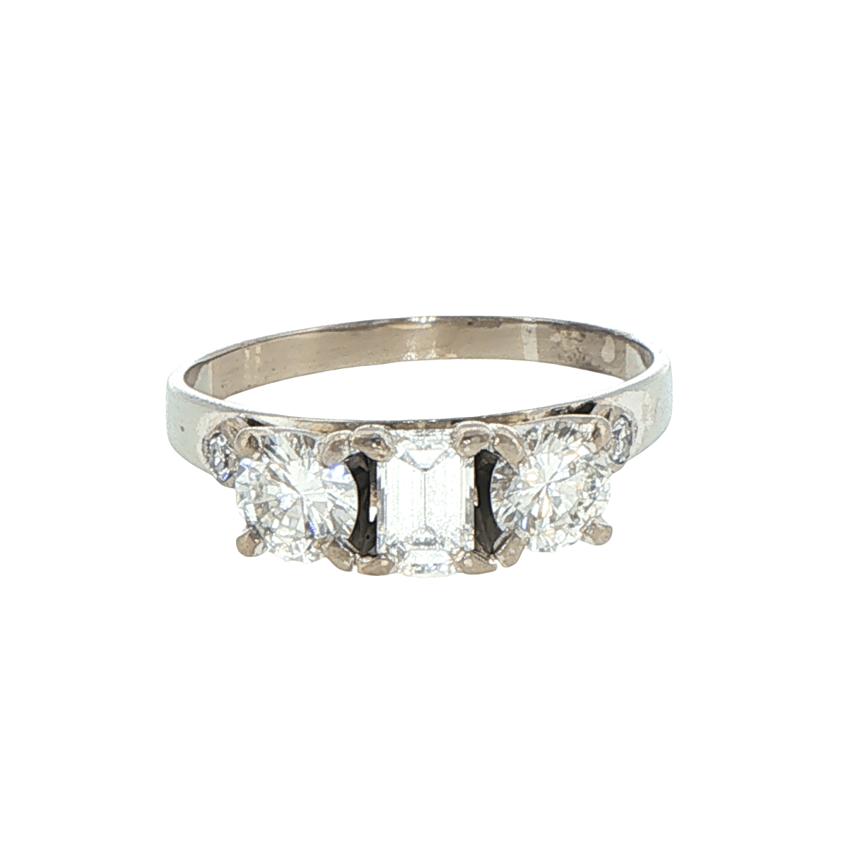 18ct White Gold Diamond Multistone Ring with Valuation - Mega Cash Sydney