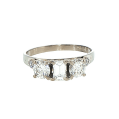 18ct White Gold Diamond Multistone Ring with Valuation - Mega Cash Sydney