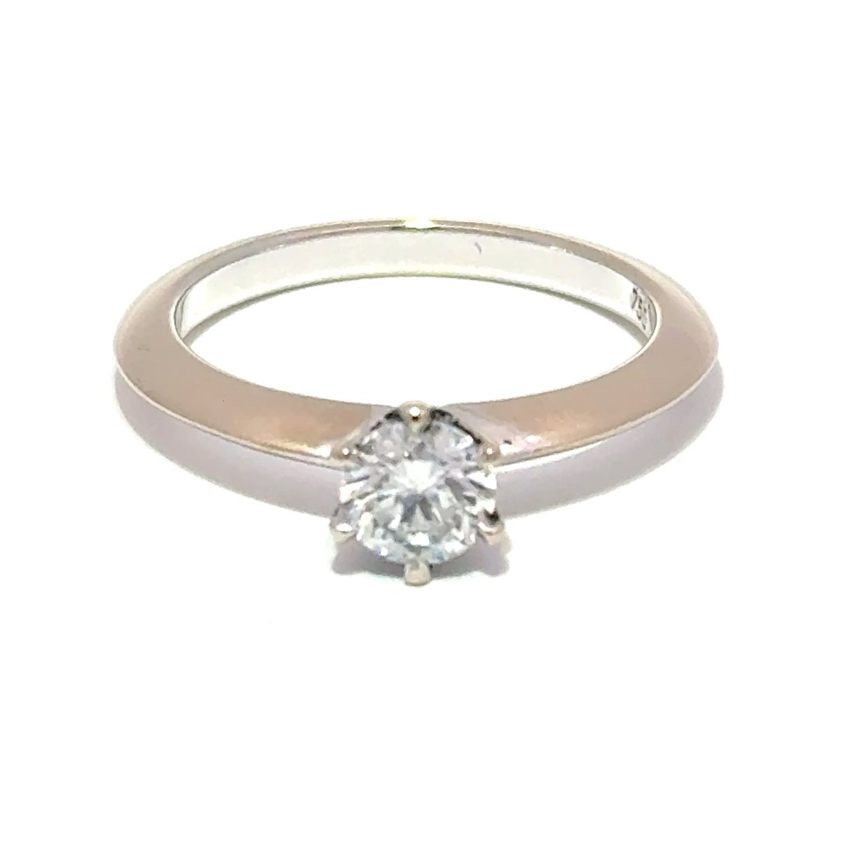18ct White Gold Diamond Solitaire Ring - Mega Cash Sydney