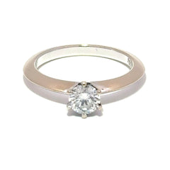 18ct White Gold Diamond Solitaire Ring - Mega Cash Sydney