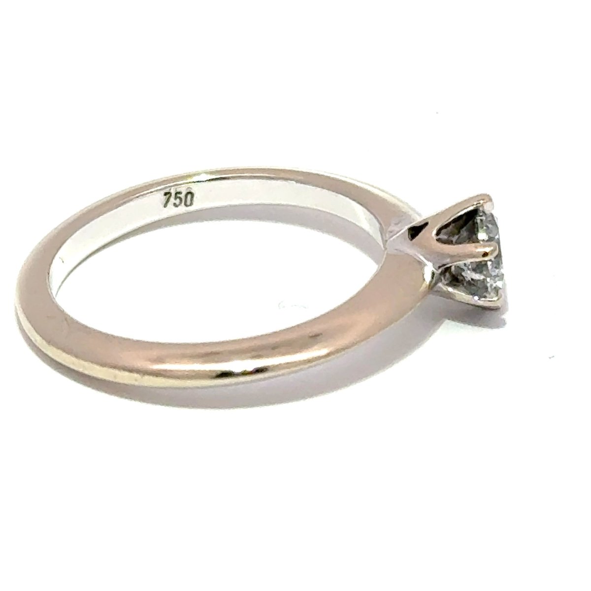 18ct White Gold Diamond Solitaire Ring - Mega Cash Sydney