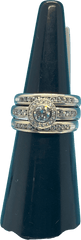 18ct white gold ring set - Mega Cash Sydney