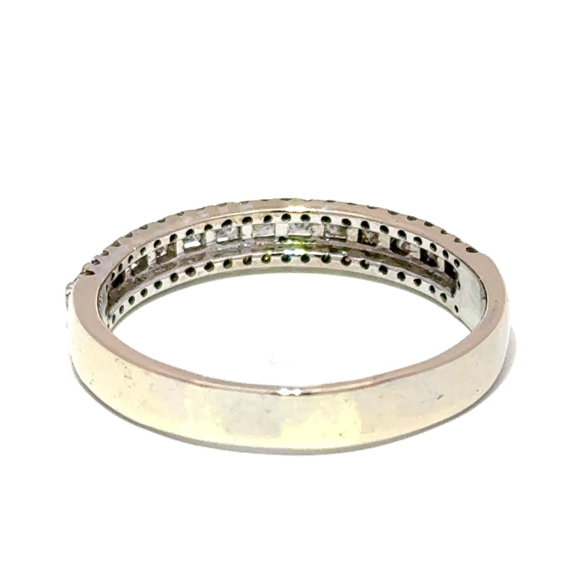 18ct White Gold Triple Row Diamond Eternity Ring - Mega Cash Sydney