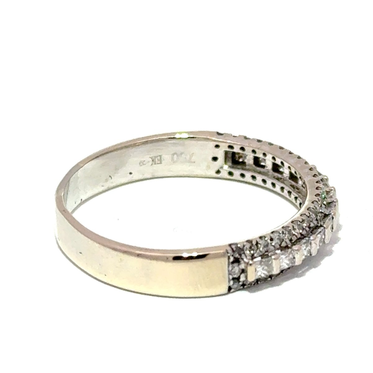 18ct White Gold Triple Row Diamond Eternity Ring - Mega Cash Sydney