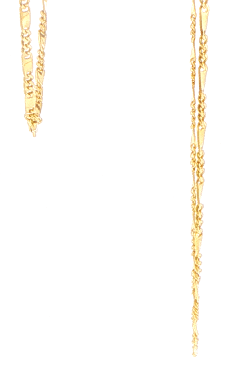 18ct Yellow Gold Alternating Fancy Link Chain Necklace - Mega Cash Sydney