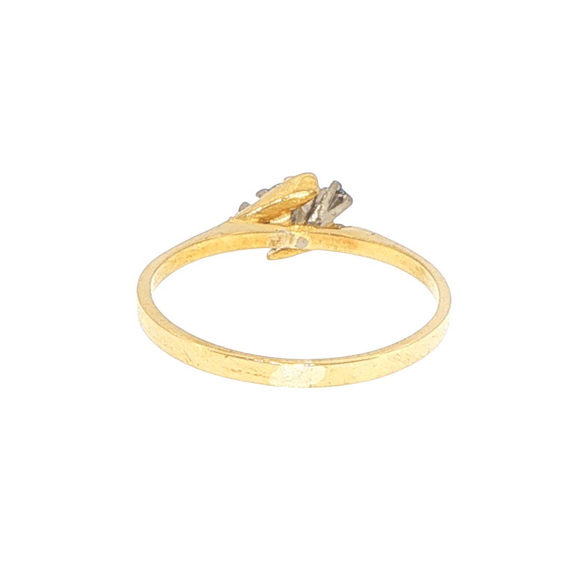 18ct Yellow Gold Bypass Multistone Diamond Ring - Mega Cash Sydney